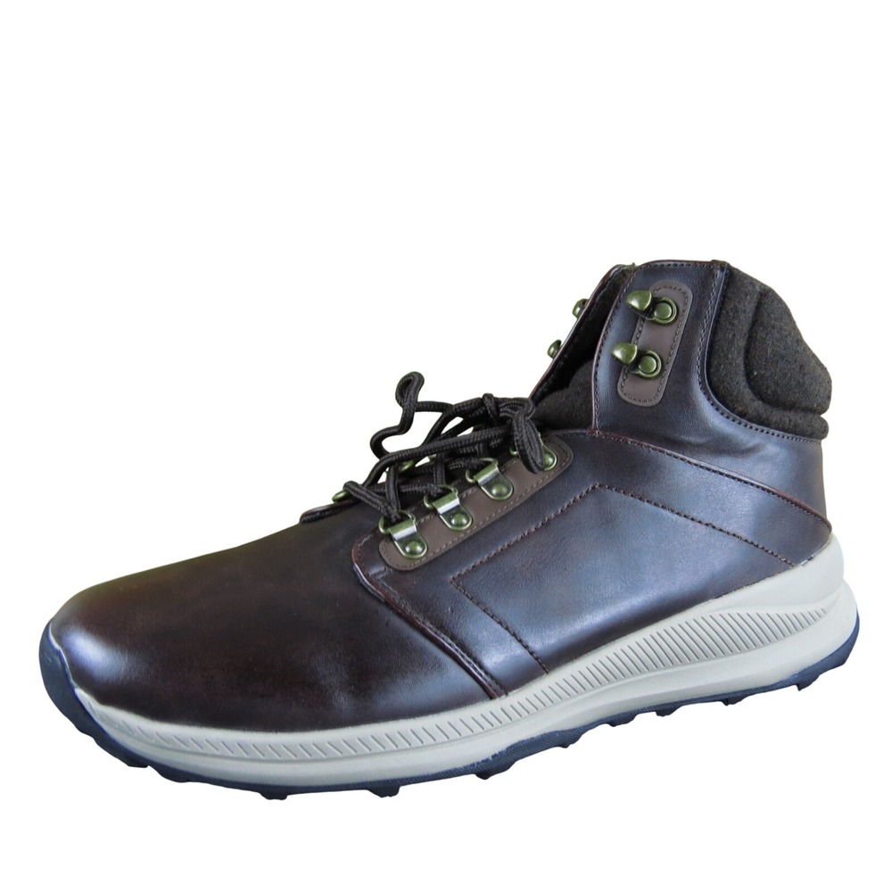 Khombu‎ Nick Brown Synthetic Snow Boots Men's 13 Waterproof Winter Lace-Up